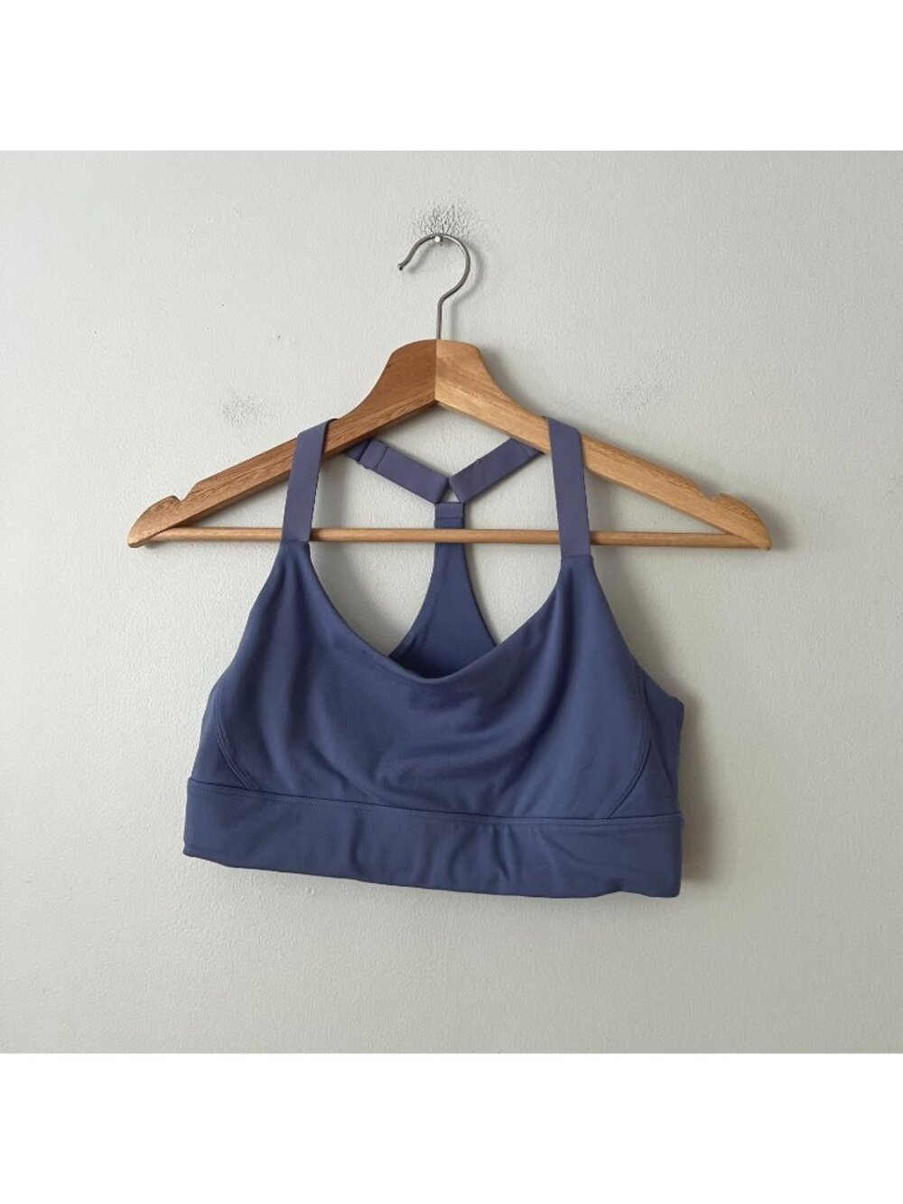Beyond Yoga Powerbeyond Strive Longline Sports Bra Purple Women's Size Medium